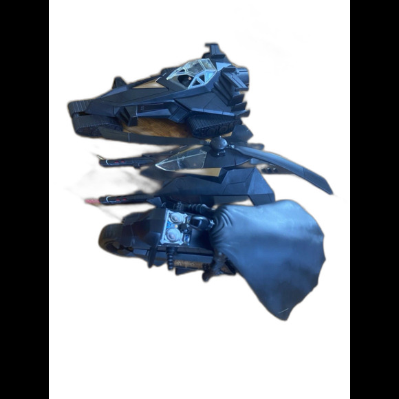 2008 Mattel DC Comics Batman Vehicle Lot Batcycle Batmobile Batjet Dark Knight - Picture 11 of 13